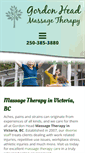 Mobile Screenshot of gordonheadmassagetherapy.com